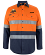 HI VIS L/S (D+N) 150G WORK SHIRT 6DNWL - EMBROIDERED